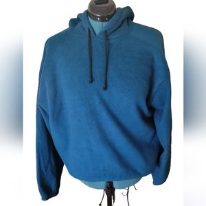 Fleece Pull over Hoodie Size L